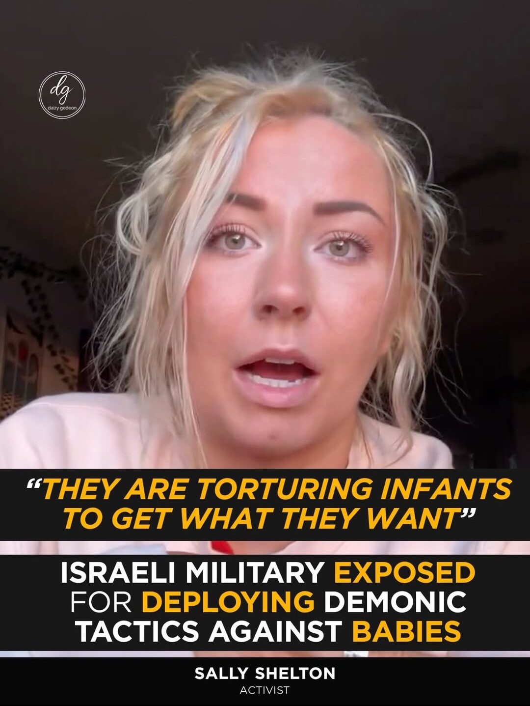 “They Are Torturing Children”: Activist Sally Shelton Accuses Israeli Military of Abuse
