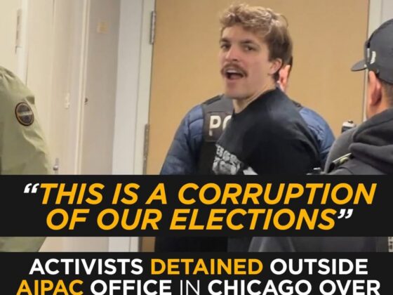 “This Is a Corruption of Our Elections”: Activists Detained Outside AIPAC Office in Chicago