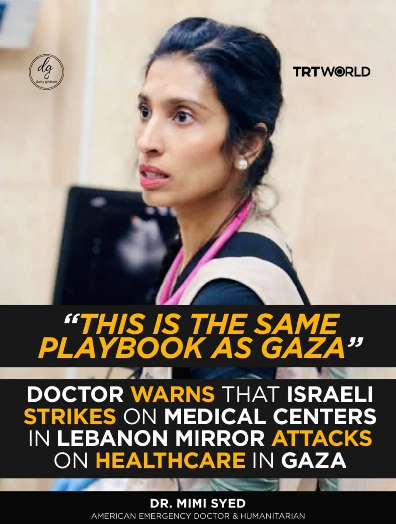 “This Is the Same Playbook as Gaza”: Doctor Warns on Israeli Strikes in Lebanon