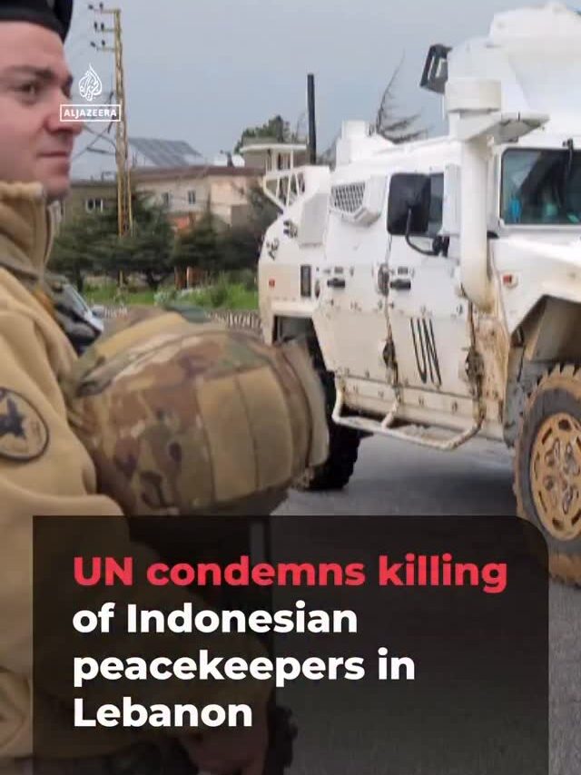 UN Condemns Killing of Indonesian Peacekeepers in Lebanon — Global Outrage Grows