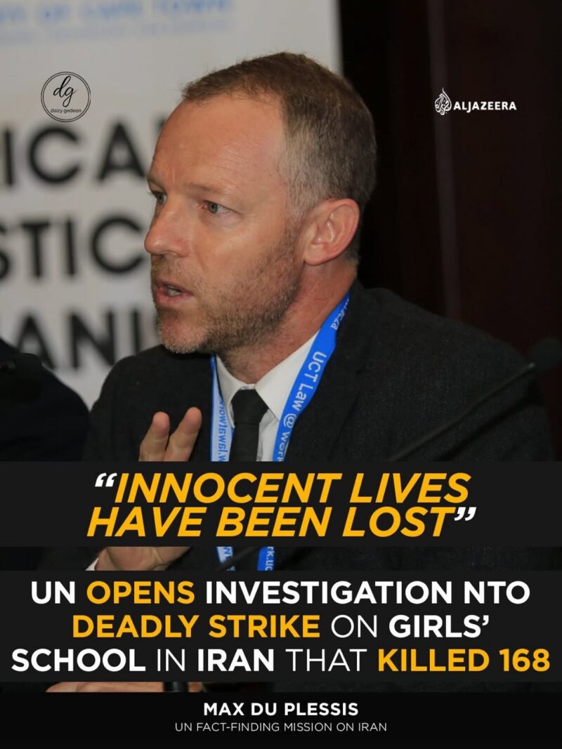 UN Launches Probe Into Iran School Strike That Killed 168 Girls, Says “Innocent Lives Lost”