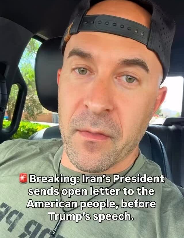 Breaking: Iran’s President Sends Open Letter to Americans Hours Before Trump Speech