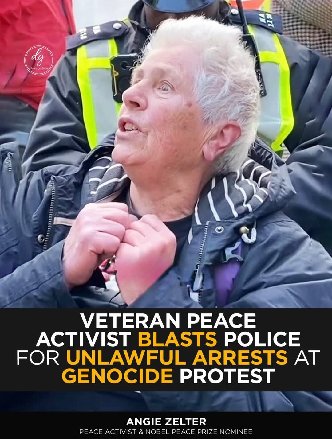 Peace Activist Slams Police Over ‘Unlawful Arrests’ at Protest”