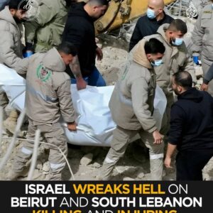 Deadly Strikes Hit Beirut and South Lebanon, Dozens of Civilians Killed and Injured