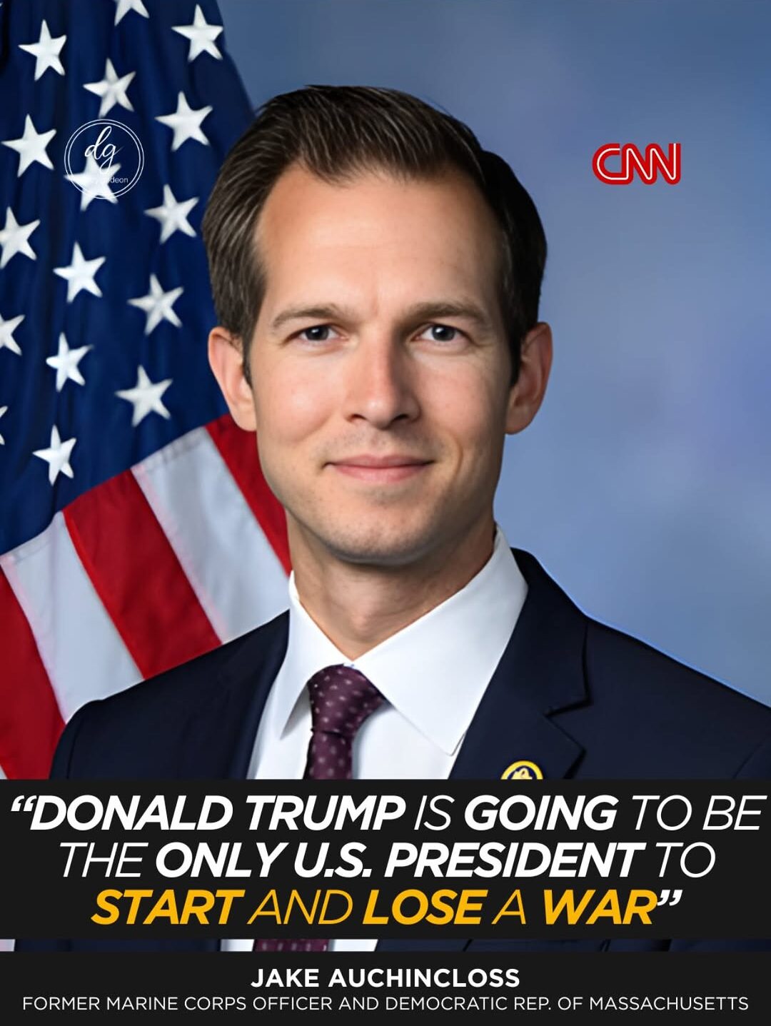 Trump Accused of “Starting and Losing a War” — Democrat Jake Auchincloss Sounds Alarm