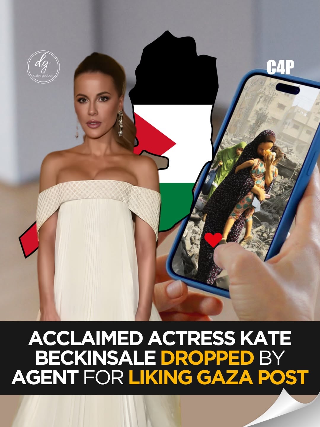 Kate Beckinsale Reportedly Dropped by Agent After Liking Gaza Post