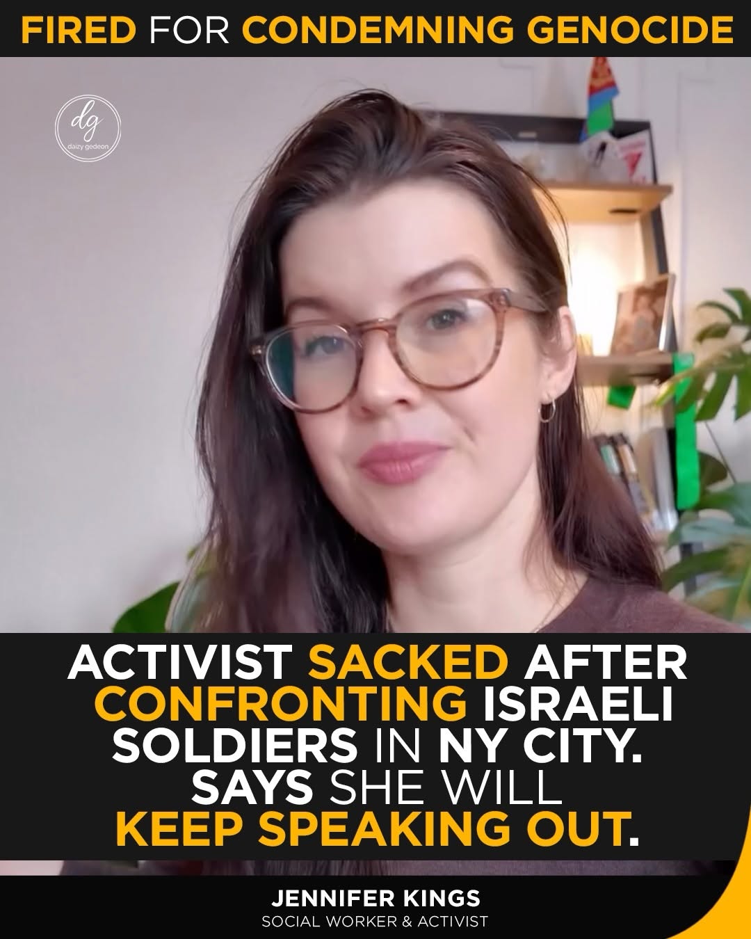 Activist Fired After Confronting Israeli Soldiers in New York City