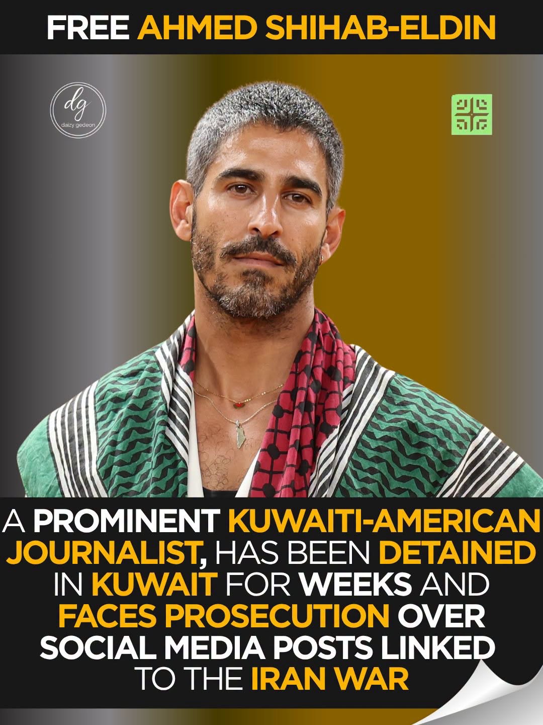 Ahmed Shihab-Eldin Detained in Kuwait as Press Freedom Concerns Mount