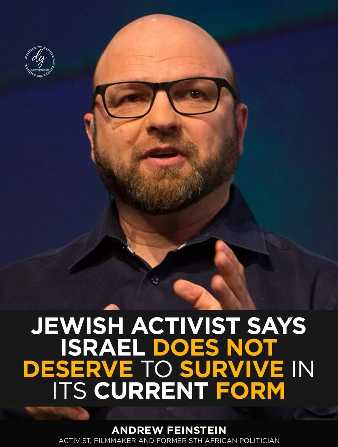 Andrew Feinstein Links Israel’s System to Apartheid in New Islam Channel Interview