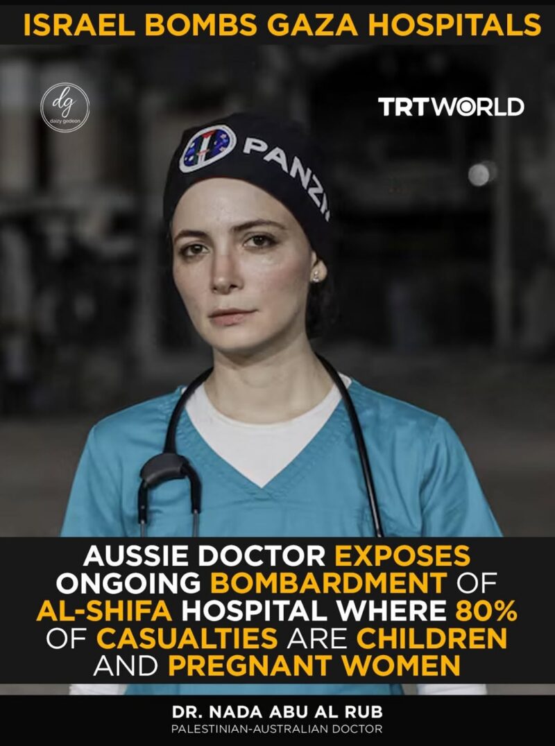 Australian Doctor Says Children Make Up Most Al-Shifa Hospital Casualties