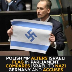 BREAKING: Konrad Berkowicz Sparks Outrage After Altering Israeli Flag in Polish Parliament