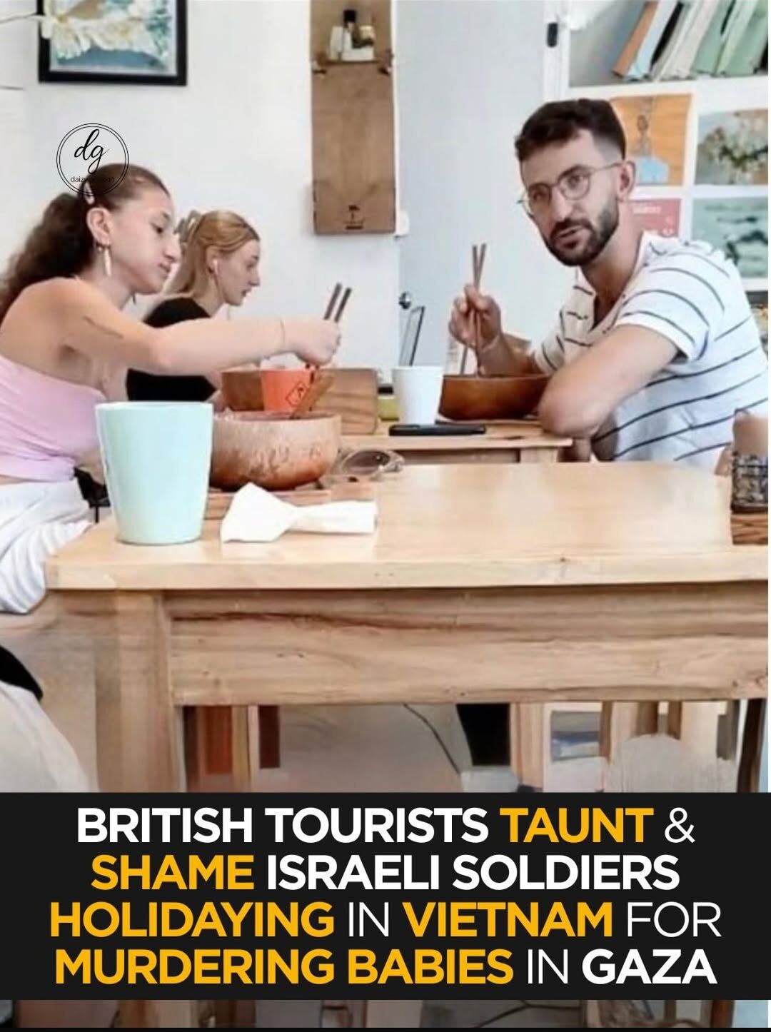 British Tourists in Vietnam Confront Man Alleged to Be Former Israeli Soldier