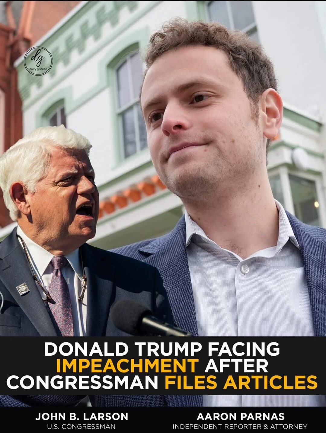 Donald Trump Faces Impeachment Push After Congressman John B. Larson Files Articles