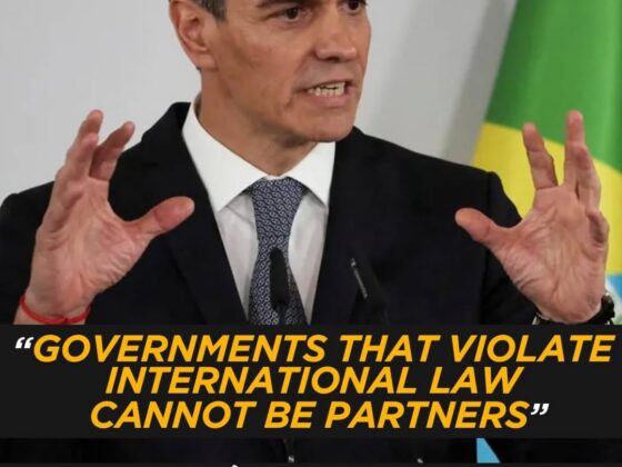 “Governments That Violate International Law Cannot Be Partners” — Spain’s PM Pedro Sánchez Moves Against EU-Israel Deal