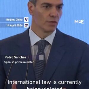 “International Law Is Being Violated” — Pedro Sánchez Issues Stark Warning