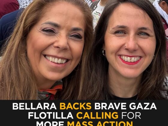 Ione Belarra Meets Activist Voices as Anti-War Pressure Builds in 2026