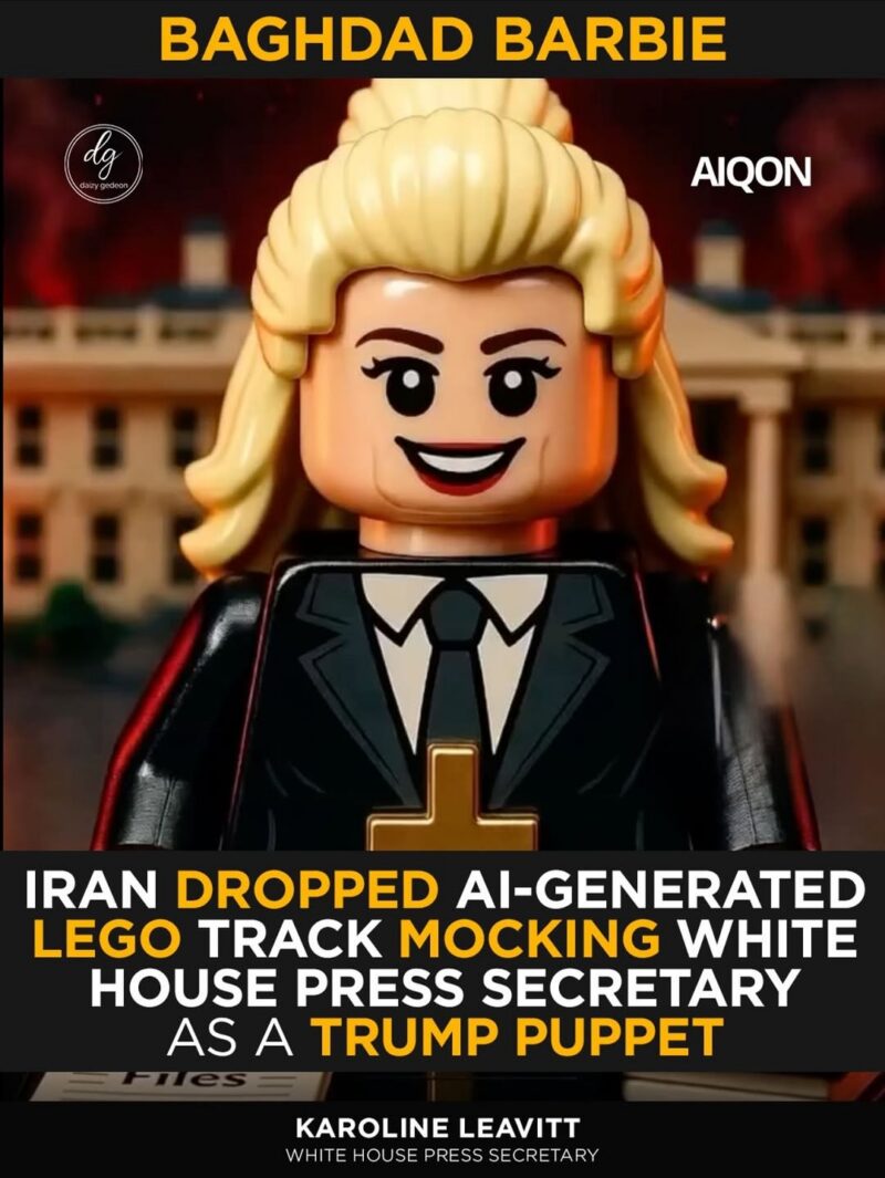 Iran Releases AI-Generated Lego Track Mocking Karoline Leavitt