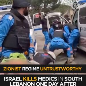 Israel Accused of Killing Medics in South Lebanon a Day After Washington Talks