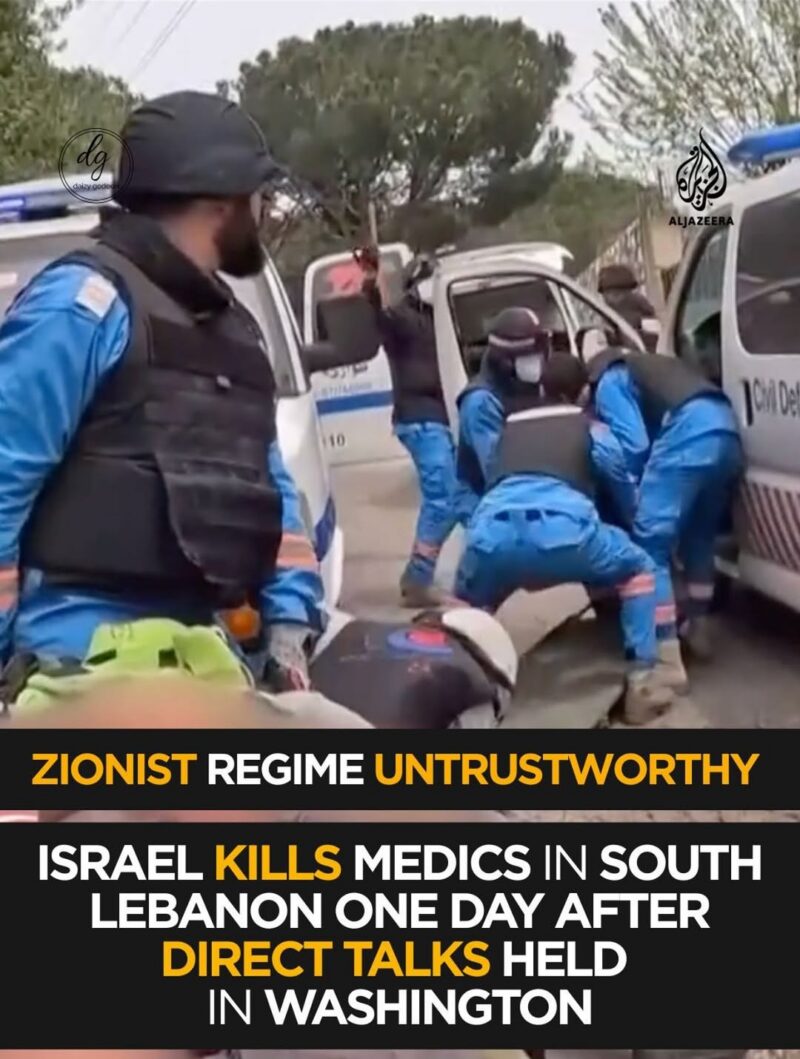 Israel Accused of Killing Medics in South Lebanon a Day After Washington Talks