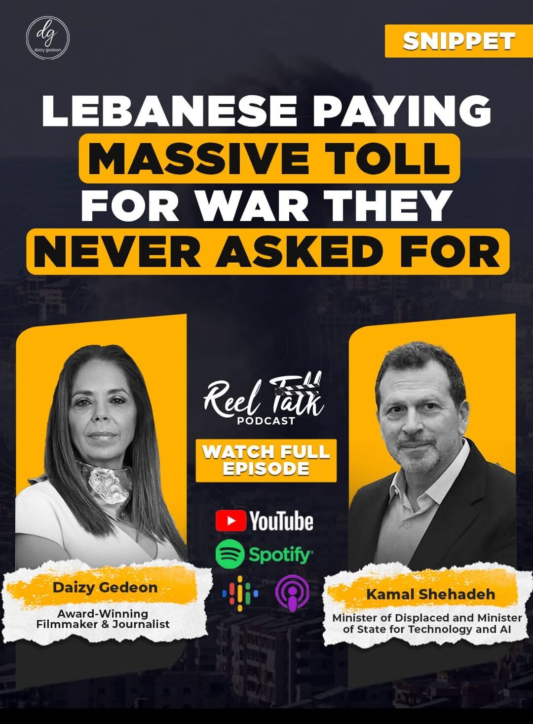 Lebanese Civilians Paying Heavy Price for War They Never Chose, Says Filmmaker