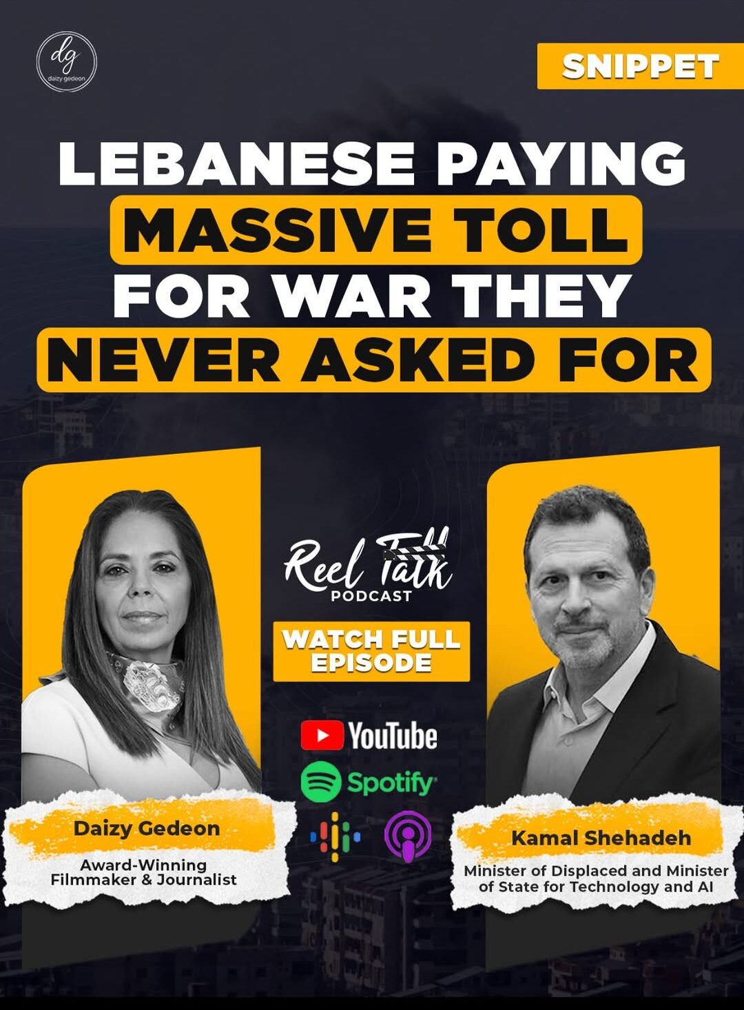 “Lebanese Paying Massive Toll for a War They Never Asked For” — Daizy Gedeon Interview
