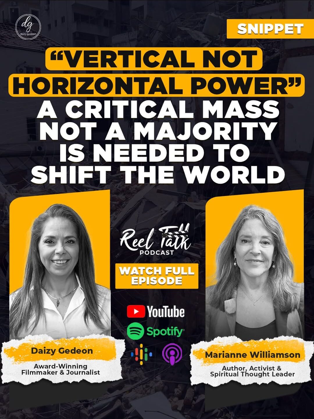 Marianne Williamson Says a Critical Mass — Not a Majority — Can Change the World