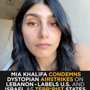 Mia Khalifa Condemns Airstrikes on Lebanon, Calls U.S. and Israel Terrorist States
