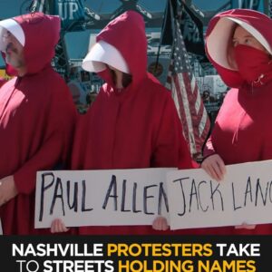 Nashville Protesters Demand Justice for Children While Citing Epstein Files