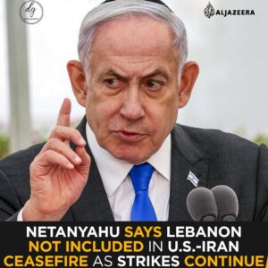 Netanyahu Says Lebanon Not Included in U.S.–Iran Ceasefire as Israeli Strikes Continue