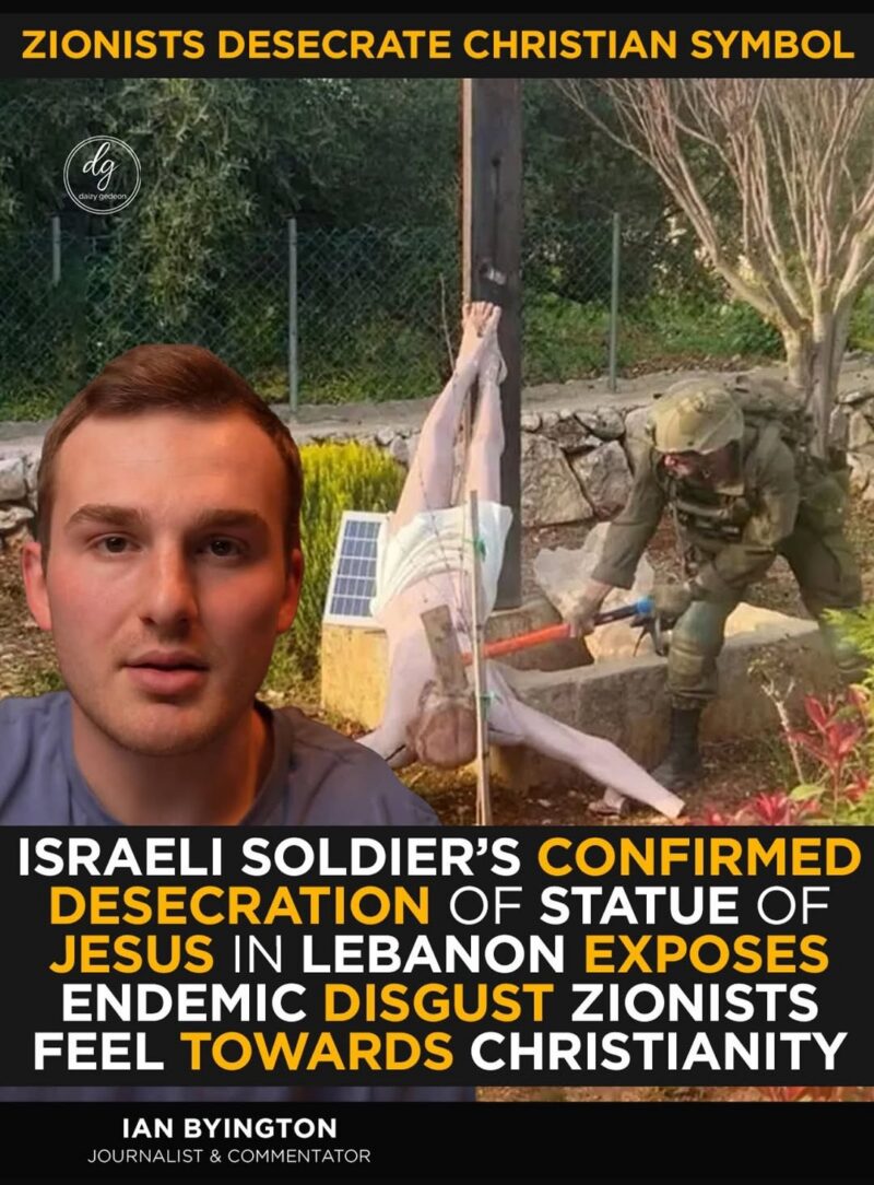 Outrage After Israeli Soldier Allegedly Desecrates Jesus Statue in Lebanon