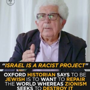 Oxford Historian Avi Shlaim Says Zionism Is a Destructive Project