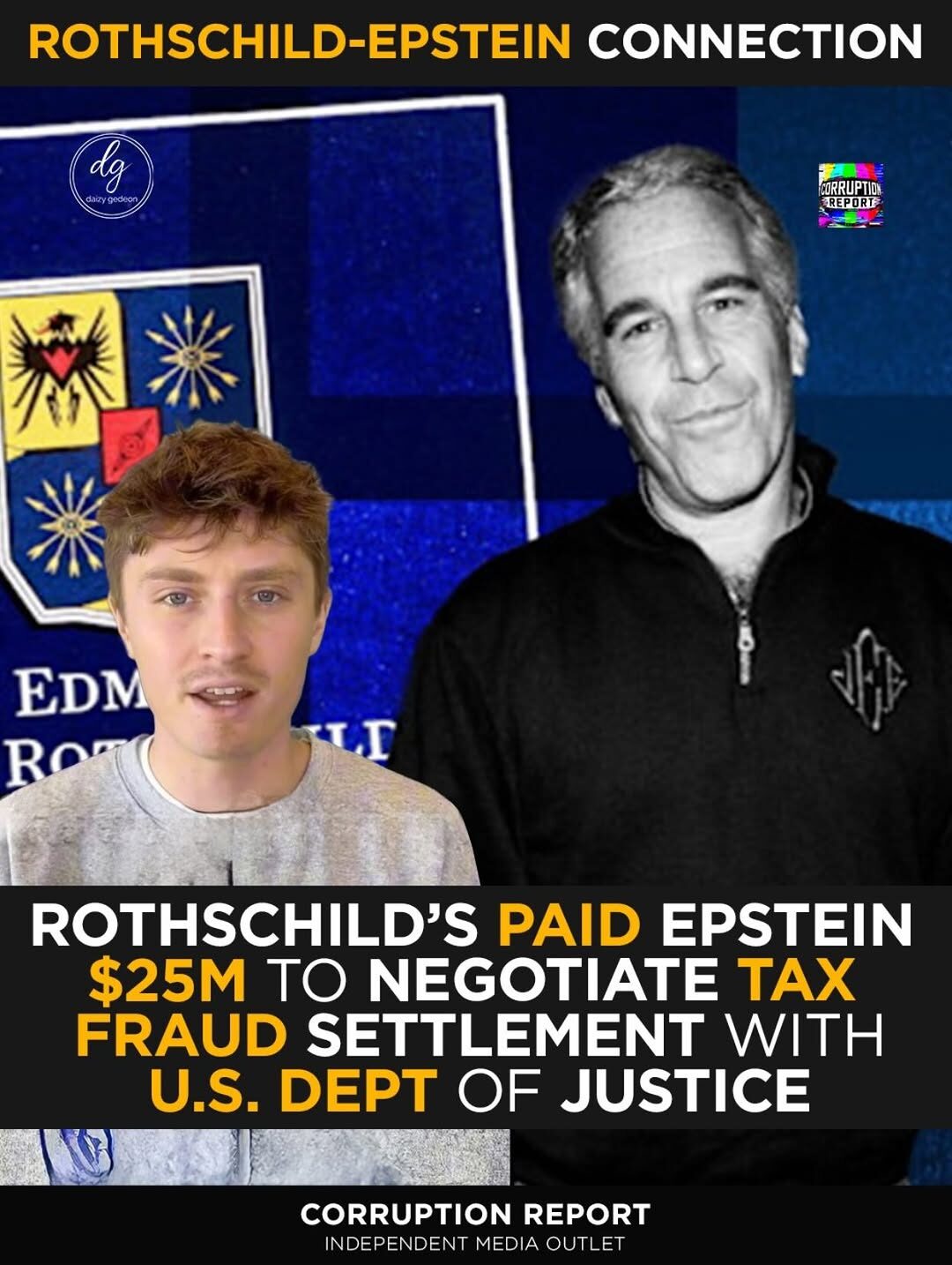Rothschilds Paid Epstein $25M to Negotiate Tax Fraud Settlement