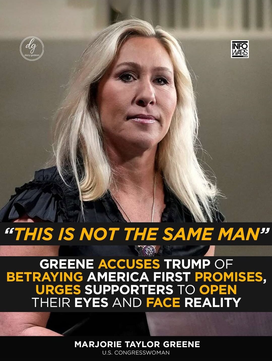 “This Is Not the Same Man”: Marjorie Taylor Greene Accuses Trump of Betraying ‘America First’