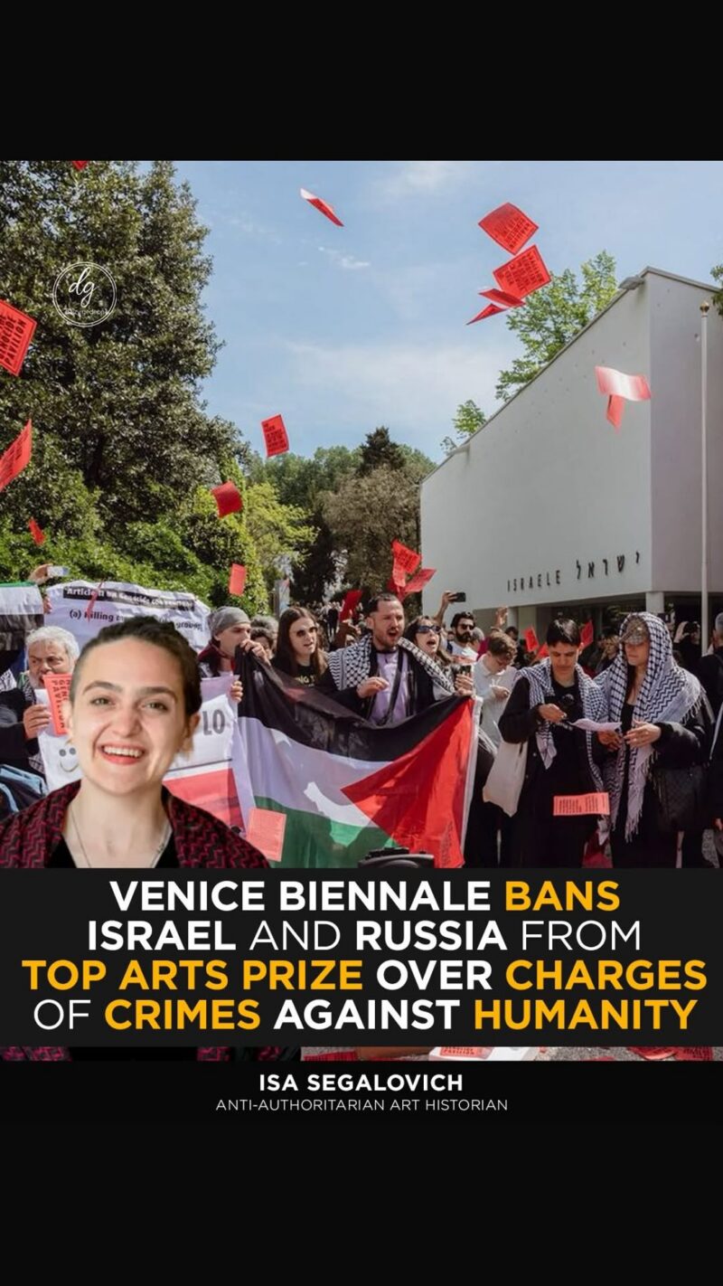Venice Biennale Reportedly Bars Israel and Russia From Top Arts Prize