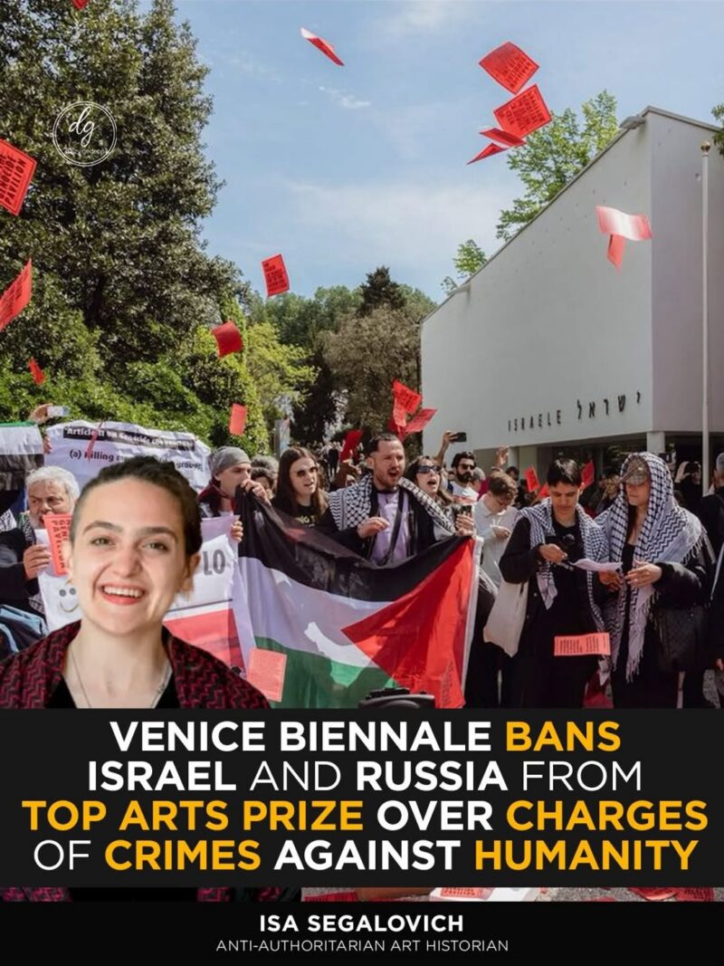 Venice Biennale Reportedly Bars Israel and Russia From Top Arts Prize