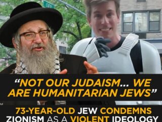Anti-Zionist Rabbi Says Zionism Betrays Judaism at Protest Against Stolen Land Sales 5 "Anti-Zionist Rabbi Says Zionism Betrays Judaism at Protest Against Stolen Land Sales"