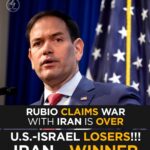 BREAKING: MARCO RUBIO CLAIMS IRAN WAR IS OVER AS U.S. AND ISRAEL FACE BACKLASH BREAKING: MARCO RUBIO CLAIMS IRAN WAR IS OVER AS U.S. AND ISRAEL FACE BACKLASH