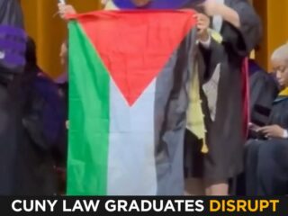 CUNY Law Graduation Erupts in Chaos as Students Protest Alleged Israel Genocide Ties and Demand Divestment 3 CUNY Law Graduation Erupts in Chaos as Students Protest Alleged Israel Genocide Ties and Demand Divestment