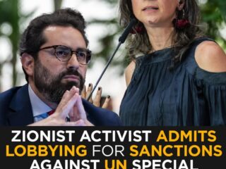 Hillel Neuer Admits Lobbying for Sanctions Against UN Rapporteur Francesca Albanese 2 Hillel Neuer Admits Lobbying for Sanctions Against UN Rapporteur Francesca Albanese