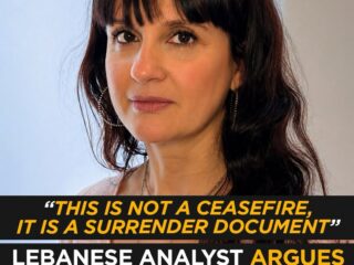 ‘Not a Ceasefire, a Surrender’: Lebanese Analyst Slams Israel-Lebanon Deal 5 ‘Not a Ceasefire, a Surrender’: Lebanese Analyst Slams Israel-Lebanon Deal