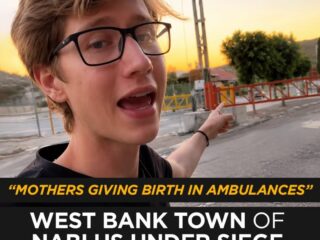 Nablus Under Siege: Palestinian Mothers Give Birth in Ambulances as Israel Locks Down City 1 Nablus Under Siege: Palestinian Mothers Give Birth in Ambulances as Israel Locks Down City