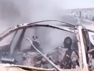 Palestinian Civilians Killed in Israeli Strike on Car as Graphic Footage Emerges 1 Palestinian Civilians Killed in Israeli Strike on Car as Graphic Footage Emerges