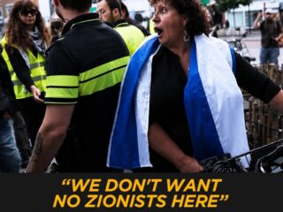 We Don't Want Zionists Here': Anti-War Protesters Rally in Utrecht Against Israeli Actions 4 We Don't Want Zionists Here': Anti-War Protesters Rally in Utrecht Against Israeli Actions