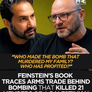 Andrew Feinstein Traces Arms Trade Behind Bombing That Killed 21 Members of Palestinian Family