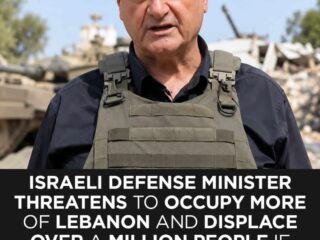 Israel Katz Threatens to Occupy More of Lebanon and Displace Over a Million if Hezbollah Joins Iran Attack 5 Israel Katz Threatens to Occupy More of Lebanon and Displace Over a Million if Hezbollah Joins Iran Attack