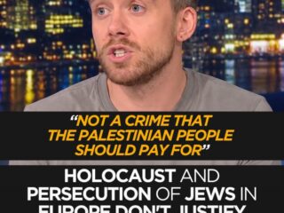 Owen Jones: Jewish Persecution in Europe Does Not Justify Palestinian Displacement in 1948